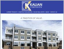 Tablet Screenshot of kalian.com